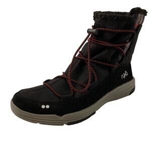 Ryka Women's Alyssa Black Faux Fur-Lined Winter Boots Size 7.5